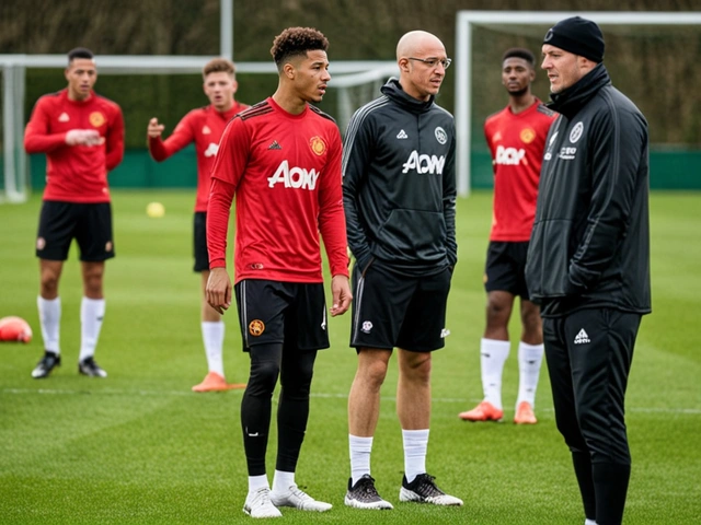 Jadon Sancho Rejoins Manchester United Training After Resolution with Manager Erik ten Hag