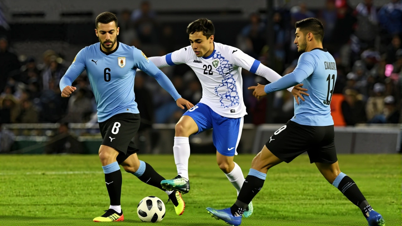 Uruguay edges Uzbekistan 2-1 in disputed Malaysian venue